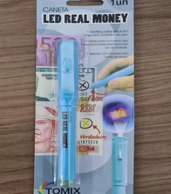 Caneta Led - Dinheiro Real Sortido Vmp