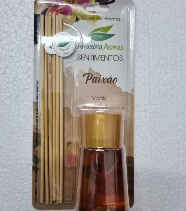 Imagem Blister Amazonia Aromas 120ml Vanila de Embalafoz