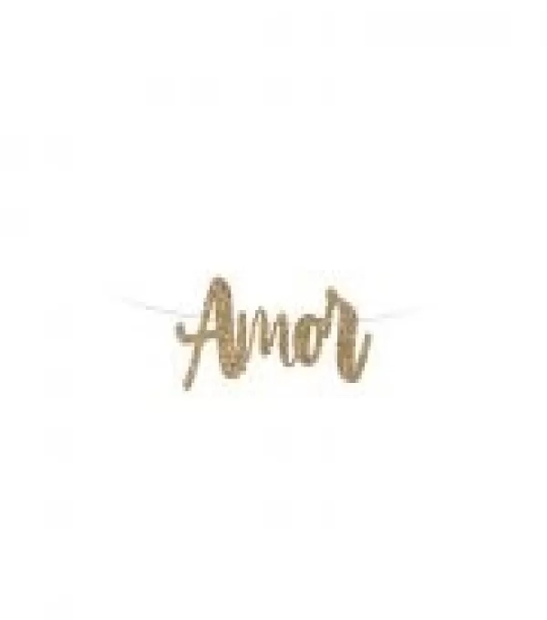 Faixa Decorativa Lettering Glitter Amore Ref: 23610199