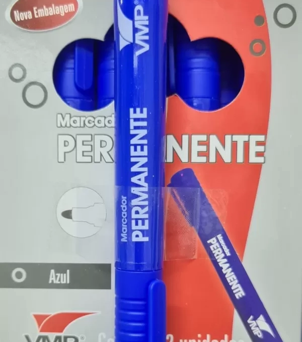 Marcador Permanente - Azul Vmp