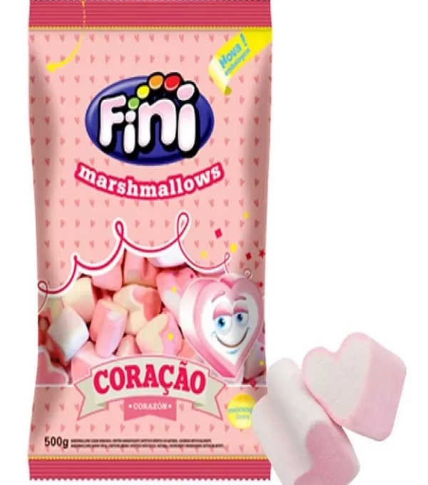 Marshmallow Fini Coracao 250g