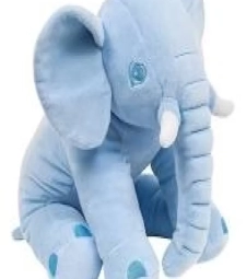 Imagem Br Buba Elefante 10743 30cm Azul  de Maria Fumaça Kids