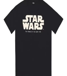 Imagem Mvm Fakini Camiseta 03510 Mc Star Wars 12 de Maria Fumaça Kids