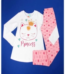 Imagem Mif Kyly Pijama 206792 Princess Cat 08 de Maria Fumaça Kids