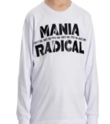 Mim Gueda Camiseta 23306 Mania Radical Cinza 14