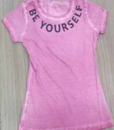 Imagem Mvf Fakini Camiseta 03810 Mc Be Yourself 12 de Maria Fumaça Kids