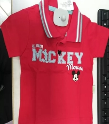 Imagem Mvm Brandili Camiseta 32343 Polo Mickey P de Maria Fumaça Kids