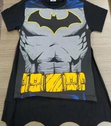 Imagem Mvm Fakini Camiseta 03463 Mc Batman Capa 10 de Maria Fumaça Kids
