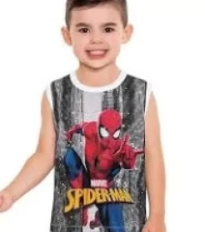 Imagem Mvm Fakini Camiseta 03473 Rgt Spiderman 03 de Maria Fumaça Kids