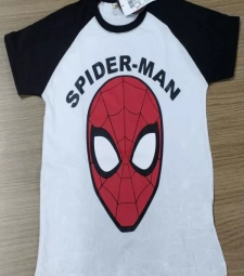 Imagem Mvm Fakini Camiseta 03483 Mc Spiderman 10 de Maria Fumaça Kids