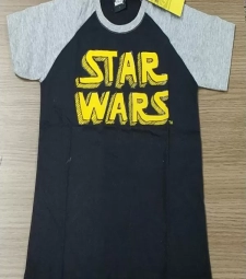 Imagem Mvm Fakini Camiseta 03505 Mc Star Wars 04 de Maria Fumaça Kids