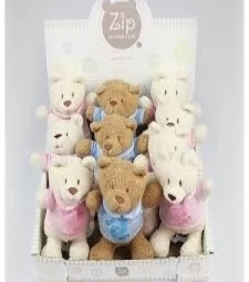 Imagem Br Zip Toys Colecao Urso Boy Girl de Maria Fumaça Kids