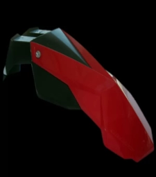 Imagem de capa de Paralama Dianteiro Stealth Vermelho Fosco