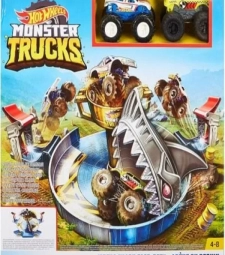 Imagem Hot Wheels Monster Trucks Pist Tubarao Fyk14 -8442-0 de Pool Center Piscinas & Toys
