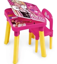 Mesa Barbie C/1 Cadeira Mesinha 69269 Fun*7896744860009