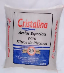AREIA FILTROS PISC GROSSA (1.0/1.5) 25KG CRISTALINA