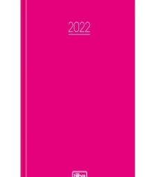 Imagem de capa de Agenda Costurada DiÁria Pepper Rosa 2022 - Tilibra - 291081