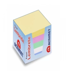 Refil De Papel Lembrete Colorido Com 750 Folhas - Acrimet 953