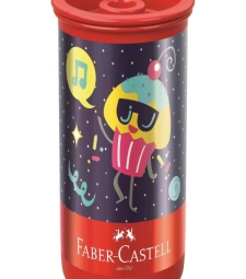 Apontador Com DepÓsito Candy Party - Faber Castell - 123cpzf