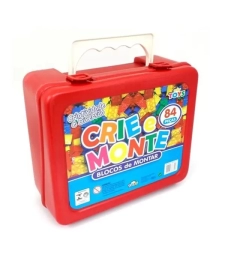 Imagem de capa de Brinquedo PedagÓgico Crie E Monte Com 84 PeÇas - Mini Toys - 0322