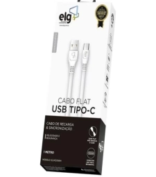 CABO USB PARA ANDROID 1MT FLAT ELMC10WH