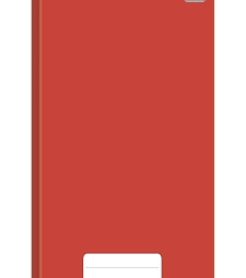 Imagem de capa de Caderno Brochura Capa Dura UniversitÁrio Grande Pepper Vermelho 80 Folhas - Tili