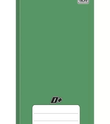 Imagem de capa de Caderno Brochura 1/4 Capa Dura D+ Verde 48 Folhas - Tilibra - 116670
