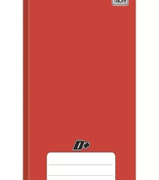 Imagem de capa de Caderno Brochura 1/4 Capa Dura Capa Dura D+ Vermelho 48fls - Tilibra - 116696
