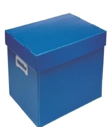 Imagem de capa de Caixa Organizadora Grande Novaonda Azul Fosca - Polibras - 022309