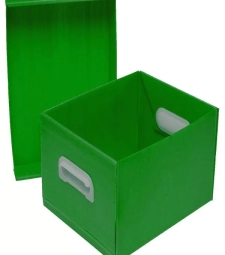 Caixa Organizadora Pequena Novaonda Verde Fosco - Polibras - 022108
