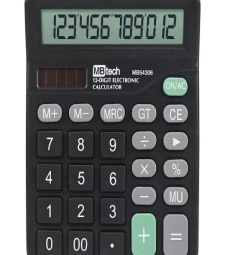 Imagem de capa de Calculadora De Mesa 12g Preto - Mbtech - Mb54306