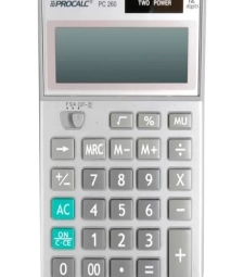 Imagem de capa de Calculadora De Mesa 12 DÍgitos Cinza - Procalc - Pc260