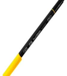 Caneta Dual Brush Amarela - Cis - 56.6300