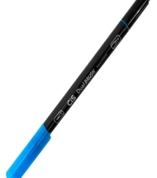 Imagem de capa de Caneta Dual Brush Azul Royal - Cis - 56.6200