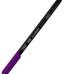 Caneta Dual Brush Violeta - Cis - 56.6300