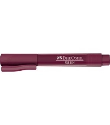 Imagem Caneta HidrogrÁfica Finepen 0.4mm Bordo - Faber Castell de Encopel