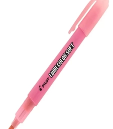 Imagem de capa de Pincel Marca Texto Color Lummi Soft Rosa Pastel - Pilot