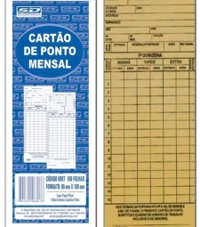  CARTÃO PONTO PALHA COM 100 UN - SÃO DOMINGOS - 6807.2
