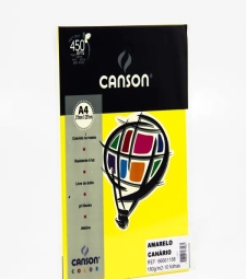 Imagem Papel 180 G/m² Color Plus Amarelo CanÁrio A4 Com 10 Folhas  - Canson - 66661188 de Encopel