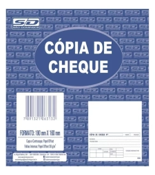 Imagem CÓpia De Cheque Branca Pacote Com 10 Blocos - SÃo Domingos de Encopel