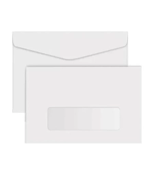 Imagem Envelope Oficio Com Janela 114 X 229mm Branco Caixa Com 1000 Un - Foroni de Encopel