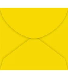 Imagem Envelope CartÃo Visita 72 X 108mm Amarelo Caixa Com 100 Un - Foroni de Encopel