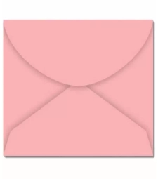 Imagem Envelope CartÃo Visita 72 X 108mm Rosa Claro Caixa Com 100 Un - Foroni de Encopel