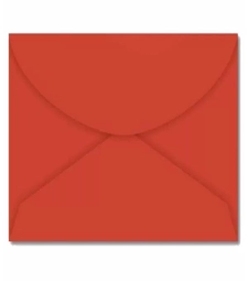 Envelope CartÃo Visita 72 X 108mm Vermelho Caixa Com 100 Un - Foroni