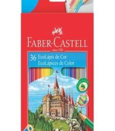 Imagem de capa de LÁpis De Cor 36 Cores Sextavado - Faber Castell - 120136g