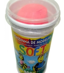 Imagem Massa De Modelar Soft 500g Rosa Maravilha - Acrilex - 073500107 de Encopel