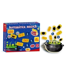 Imagem de capa de Brinquedo PedagÓgico MatemÁtica MÁgica 84 PeÇas - Brincadeira - 2758