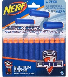 Refil Nerf N-strike Elite 12 Dardos De SucÇÃo - Hasbro - 309911