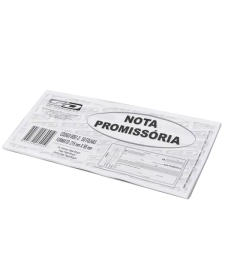 BLOCO NOTA PROMISSÓRIA COM 50 FOLHAS - SÃO DOMINGOS