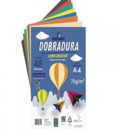 Imagem de capa de Livro De Atividades Dobradura A4 75g/m² Com 48 Folhas - Romitec - 005651rl